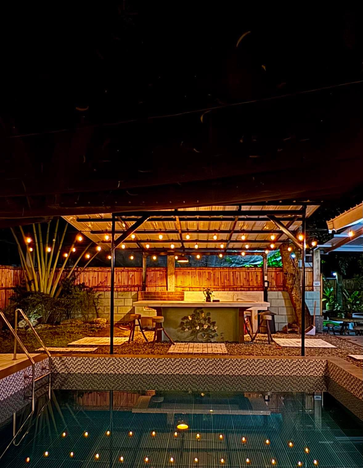 Pool Night View